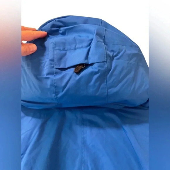 LL Bean Womens Rugged Ridge Parka Coat Jacket Waterproof Primaloft XL Blue - Picture 11 of 16